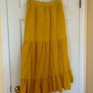 Bright sunny pull on skirt